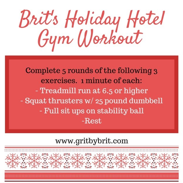Holiday Hotel Gym Workout