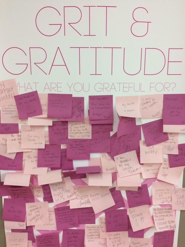 GRIT and Gratitude- What are you grateful for